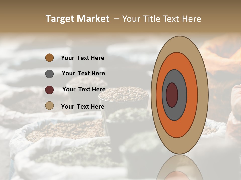 Exotic Food Orange Moroccan PowerPoint Template