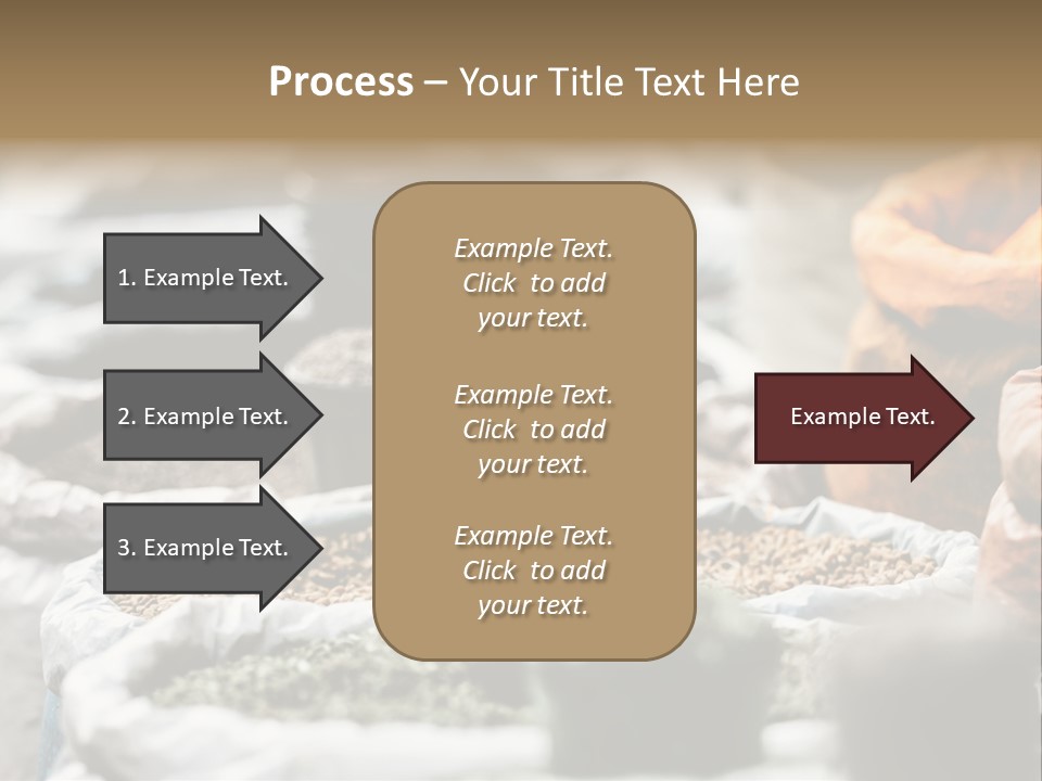 Exotic Food Orange Moroccan PowerPoint Template