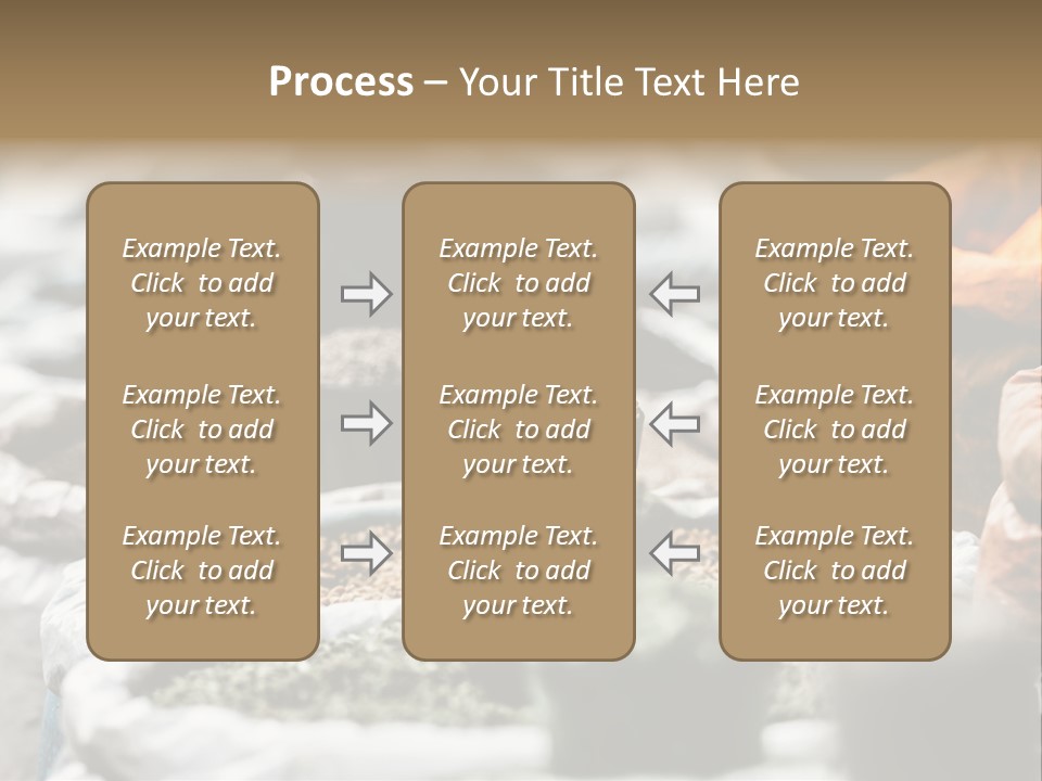 Exotic Food Orange Moroccan PowerPoint Template