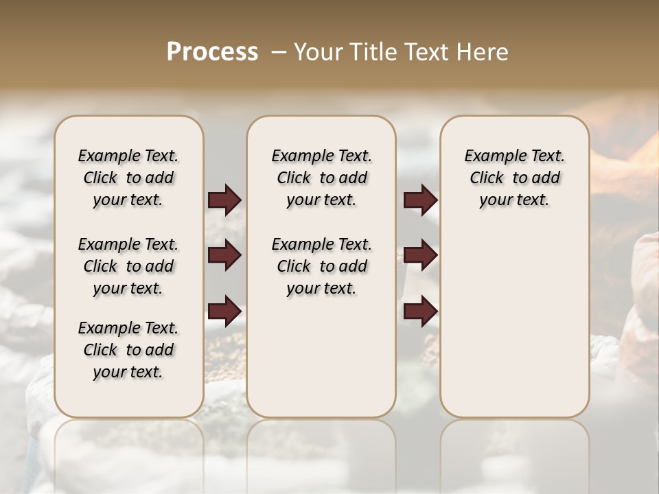 Exotic Food Orange Moroccan PowerPoint Template
