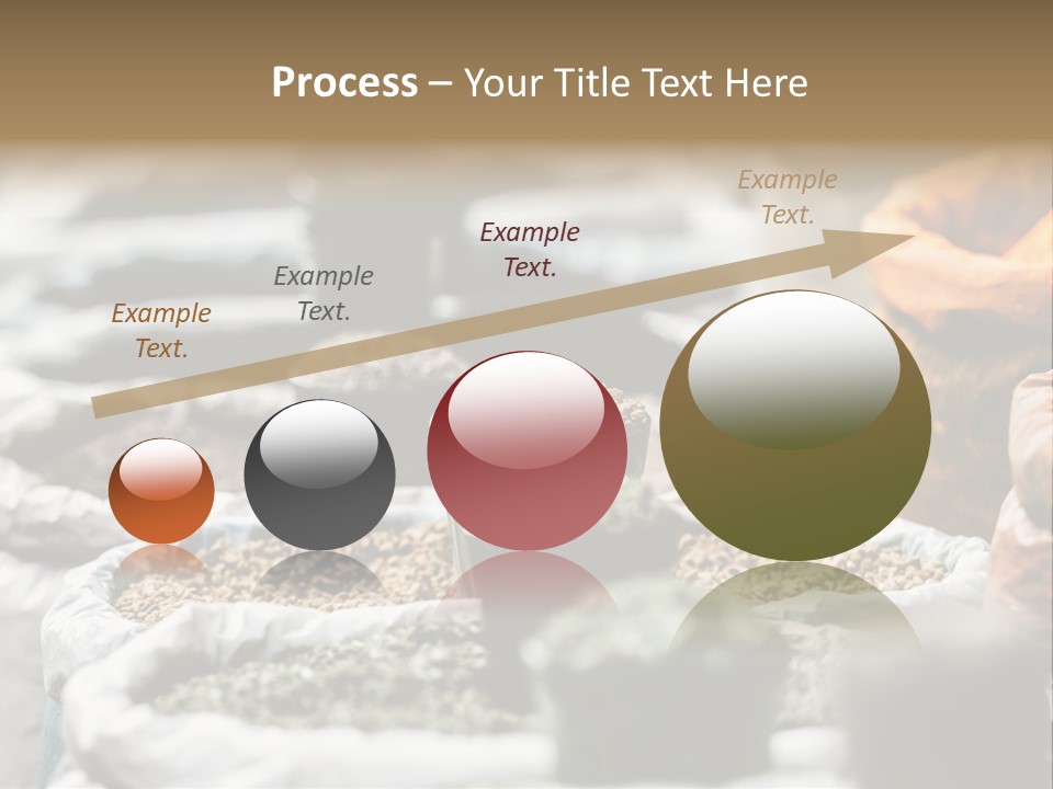 Exotic Food Orange Moroccan PowerPoint Template