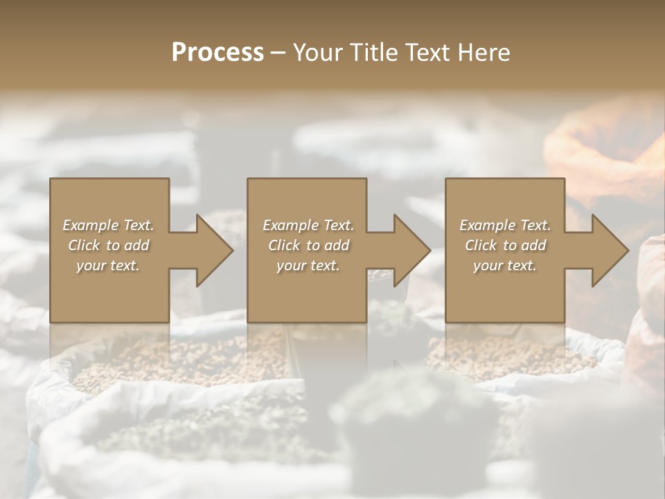 Exotic Food Orange Moroccan PowerPoint Template