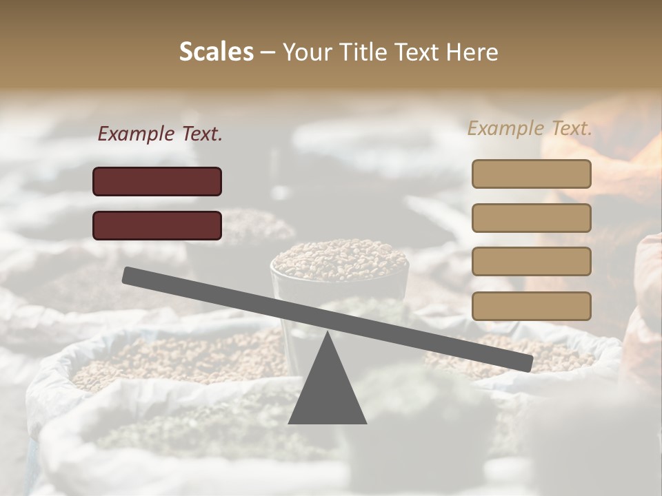 Exotic Food Orange Moroccan PowerPoint Template