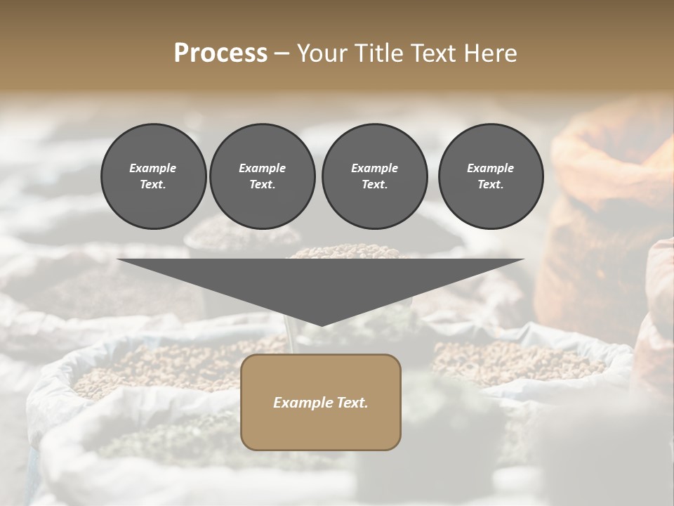 Exotic Food Orange Moroccan PowerPoint Template