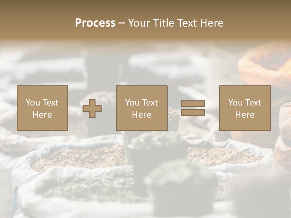 Exotic Food Orange Moroccan PowerPoint Template