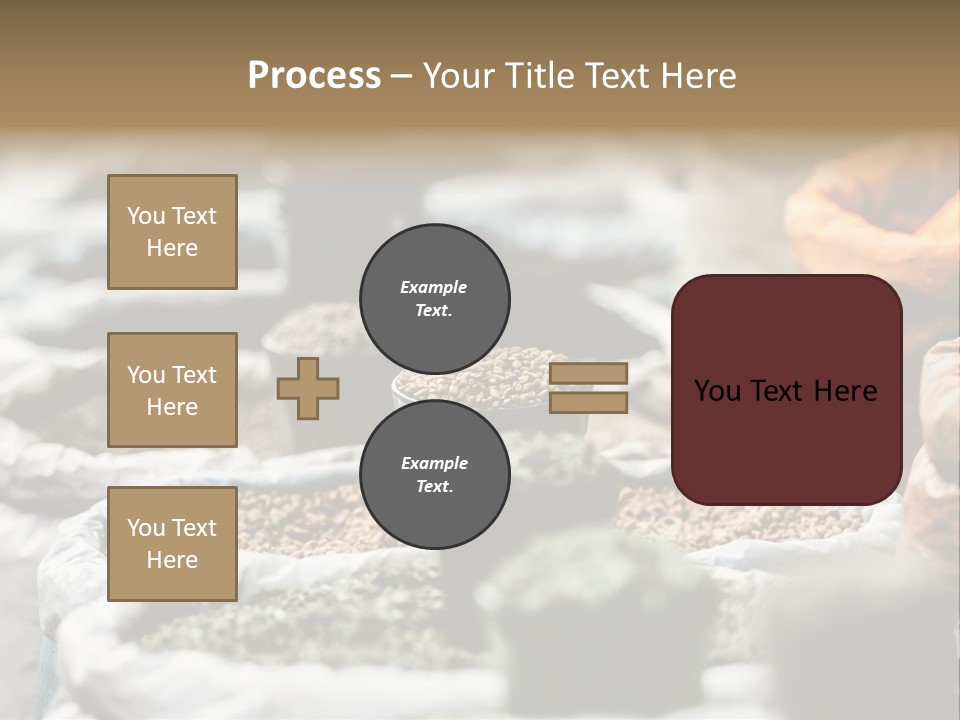 Exotic Food Orange Moroccan PowerPoint Template