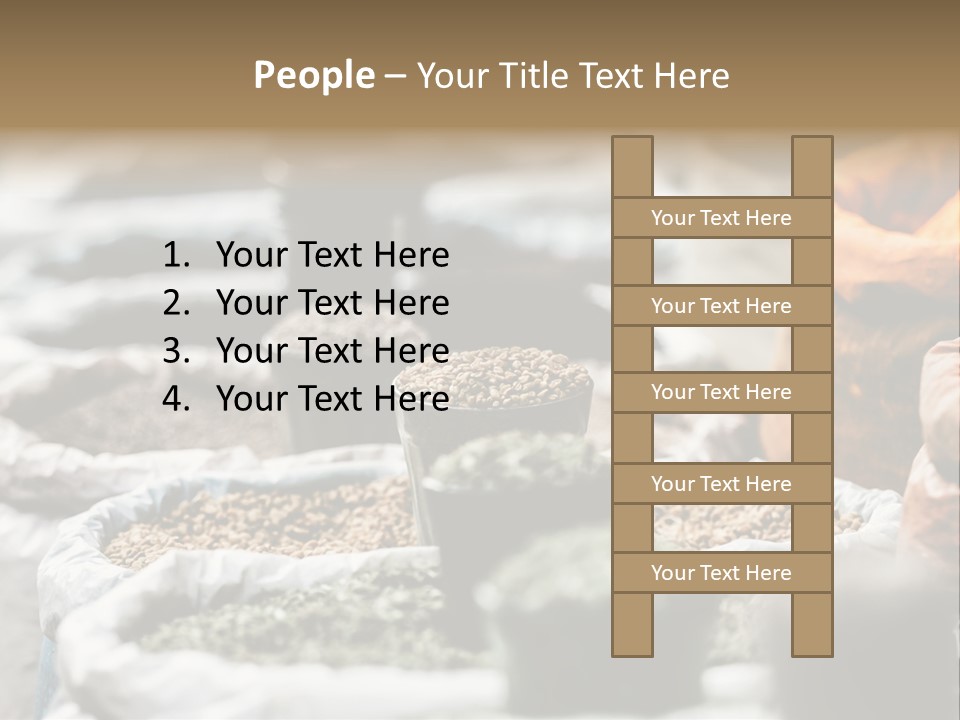 Exotic Food Orange Moroccan PowerPoint Template