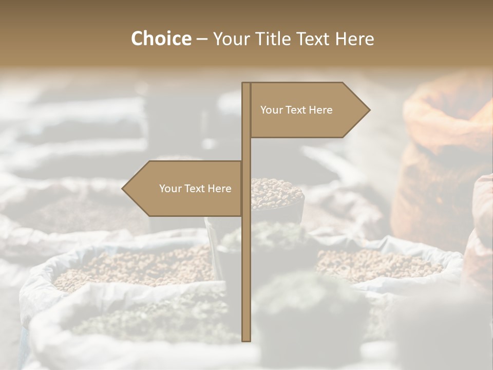 Exotic Food Orange Moroccan PowerPoint Template