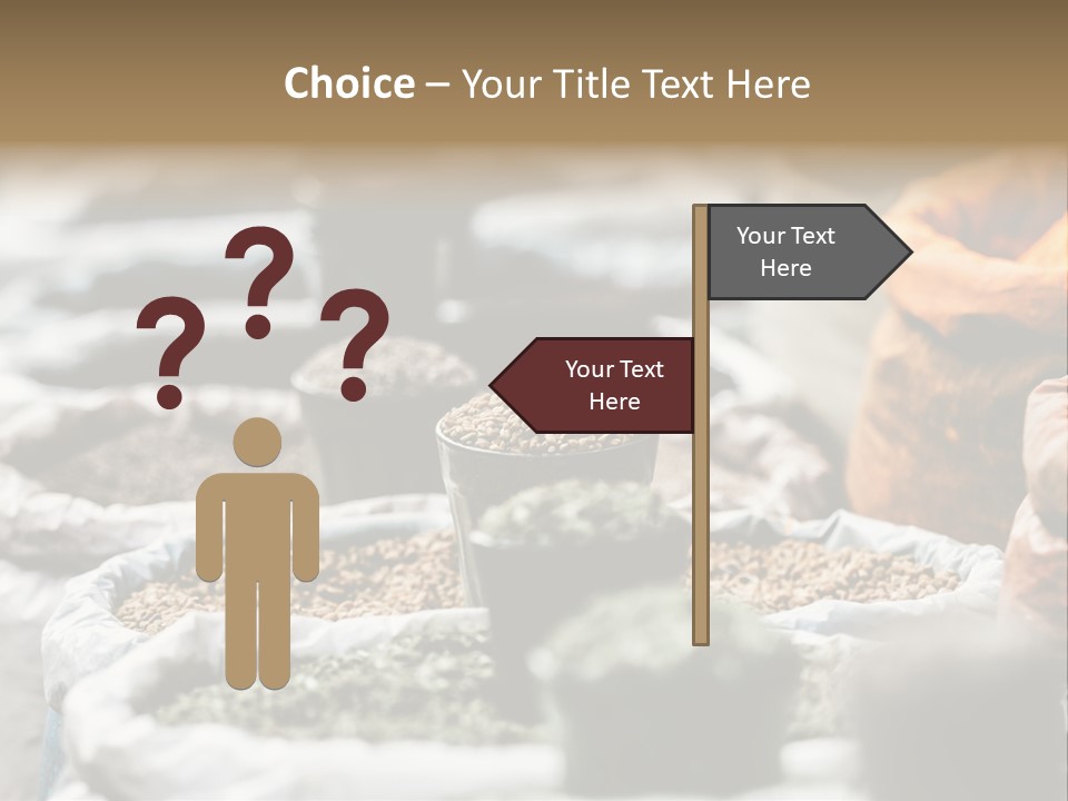 Exotic Food Orange Moroccan PowerPoint Template