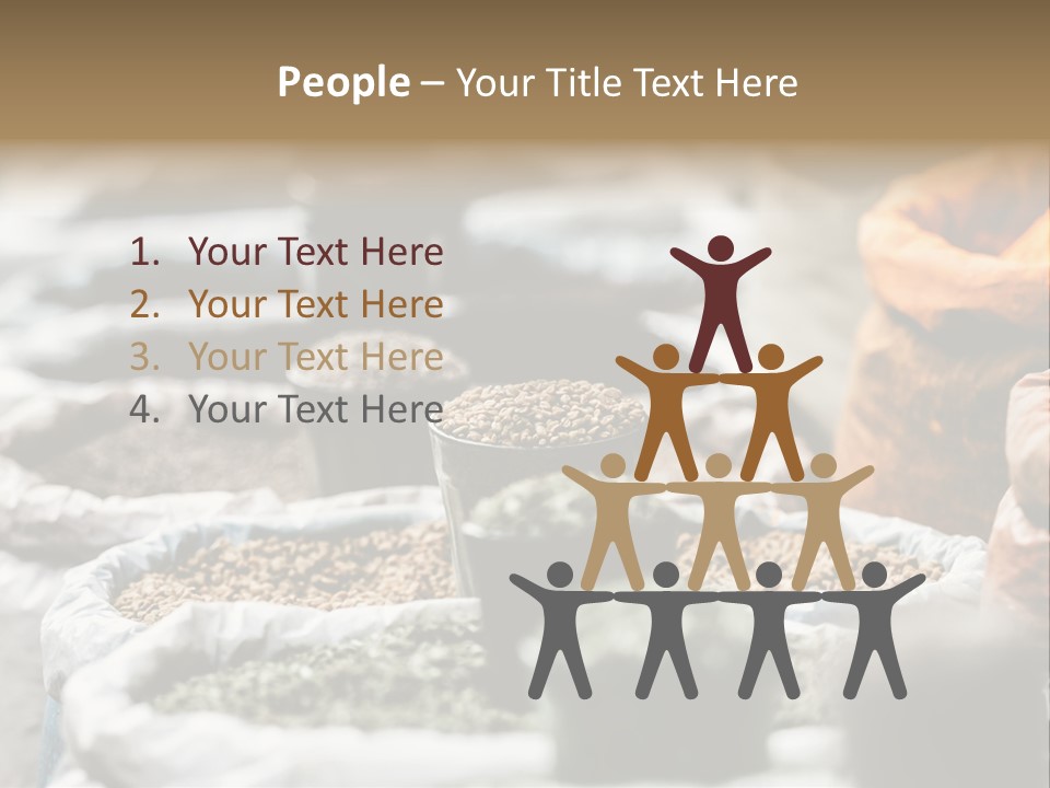 Exotic Food Orange Moroccan PowerPoint Template