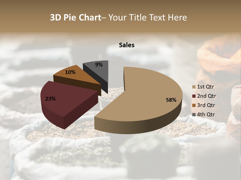 Exotic Food Orange Moroccan PowerPoint Template