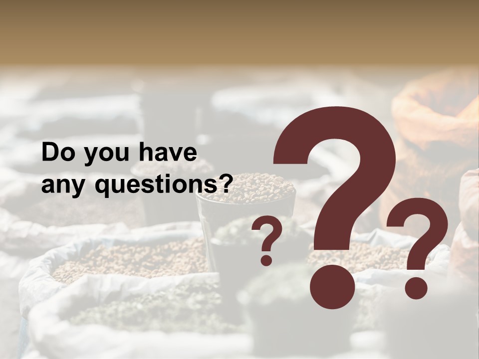 Exotic Food Orange Moroccan PowerPoint Template