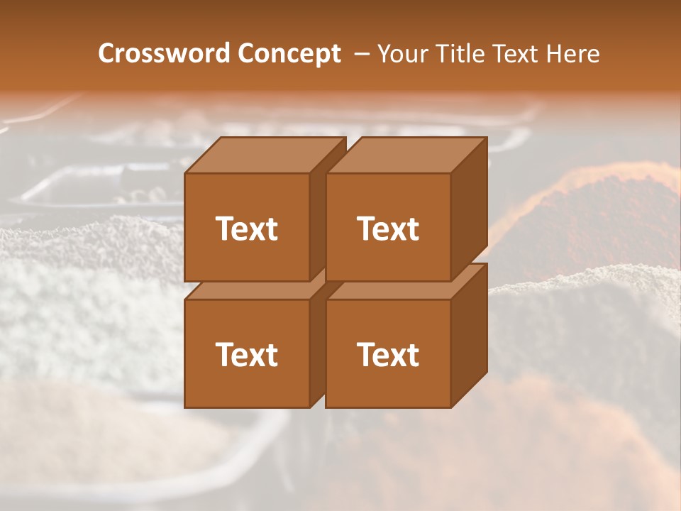 Oriental Blured Moroccan PowerPoint Template