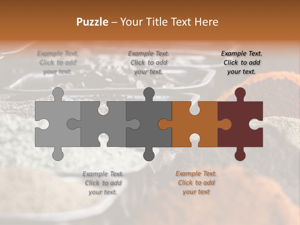 Oriental Blured Moroccan PowerPoint Template