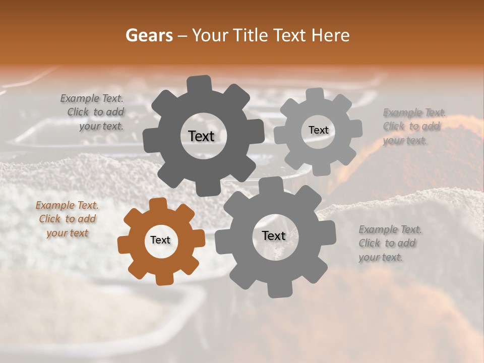 Oriental Blured Moroccan PowerPoint Template