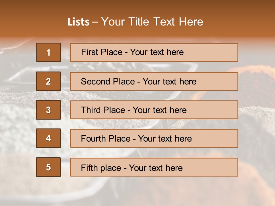 Oriental Blured Moroccan PowerPoint Template