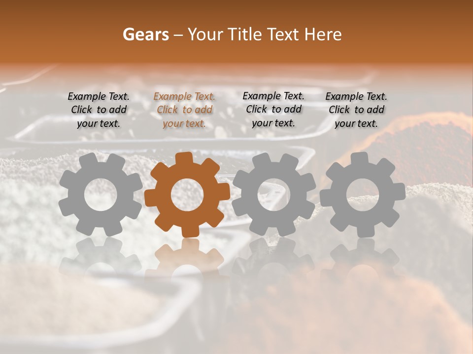 Oriental Blured Moroccan PowerPoint Template