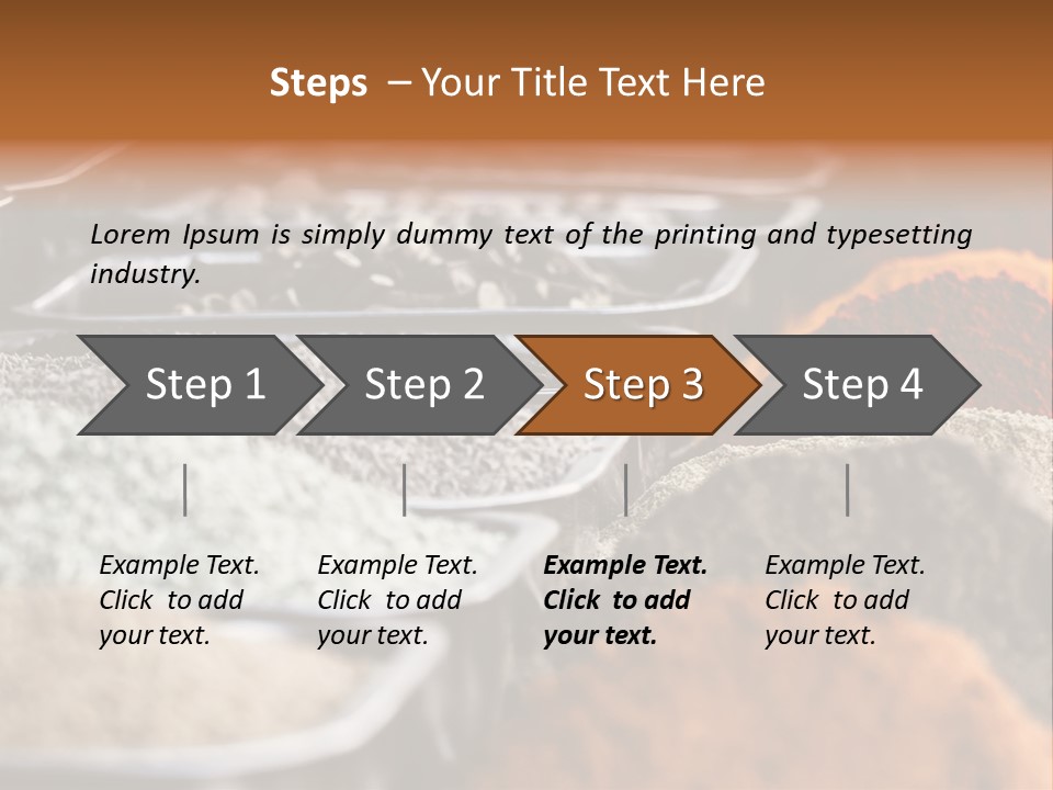 Oriental Blured Moroccan PowerPoint Template
