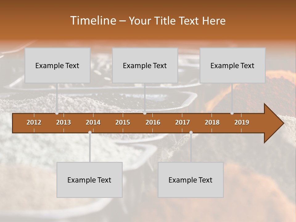 Oriental Blured Moroccan PowerPoint Template