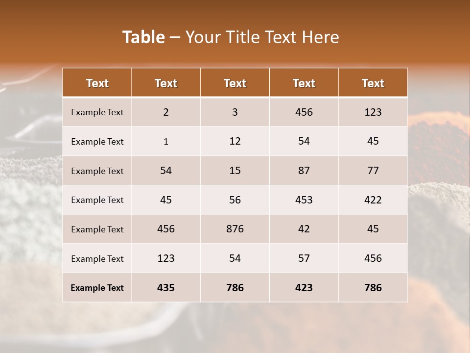 Oriental Blured Moroccan PowerPoint Template