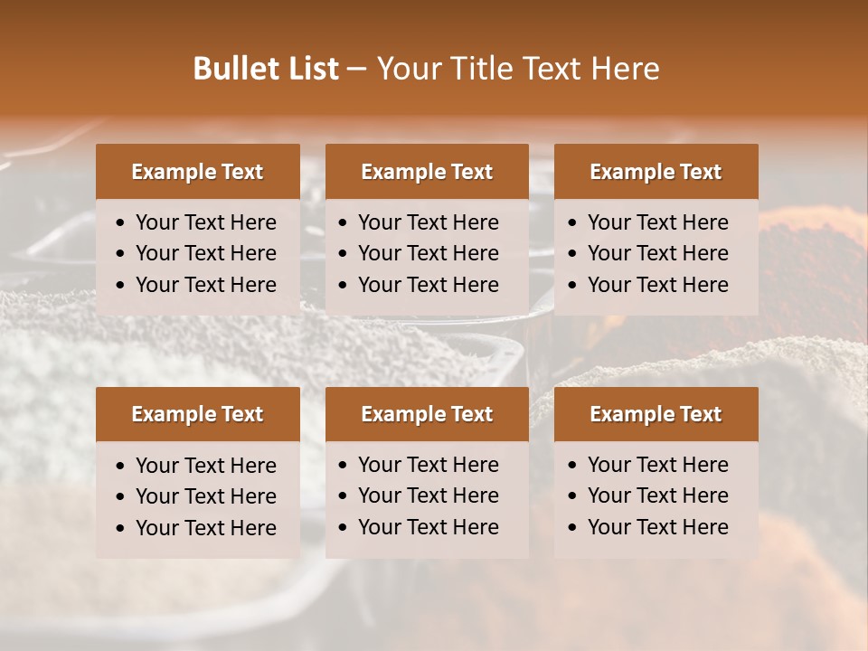 Oriental Blured Moroccan PowerPoint Template