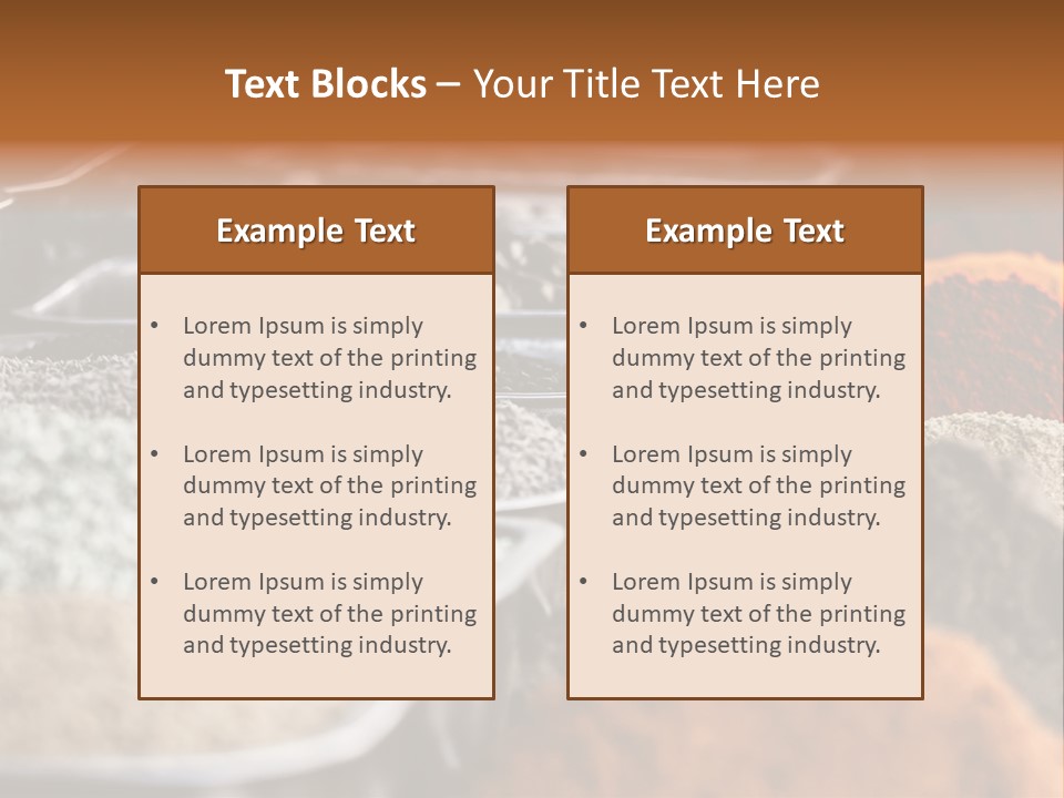 Oriental Blured Moroccan PowerPoint Template