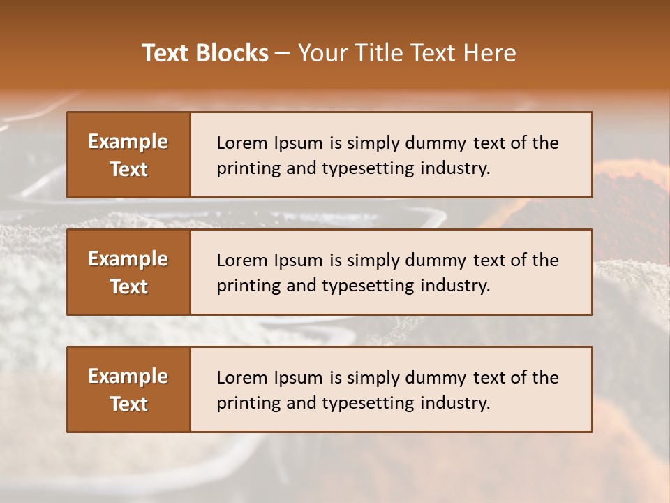 Oriental Blured Moroccan PowerPoint Template
