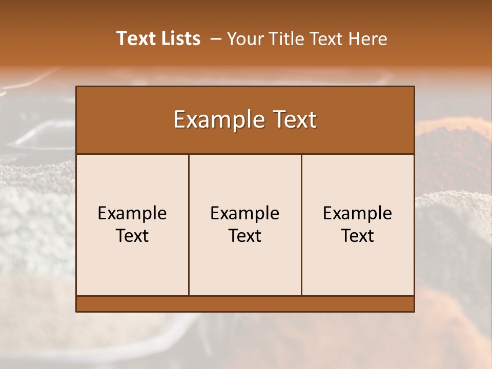 Oriental Blured Moroccan PowerPoint Template
