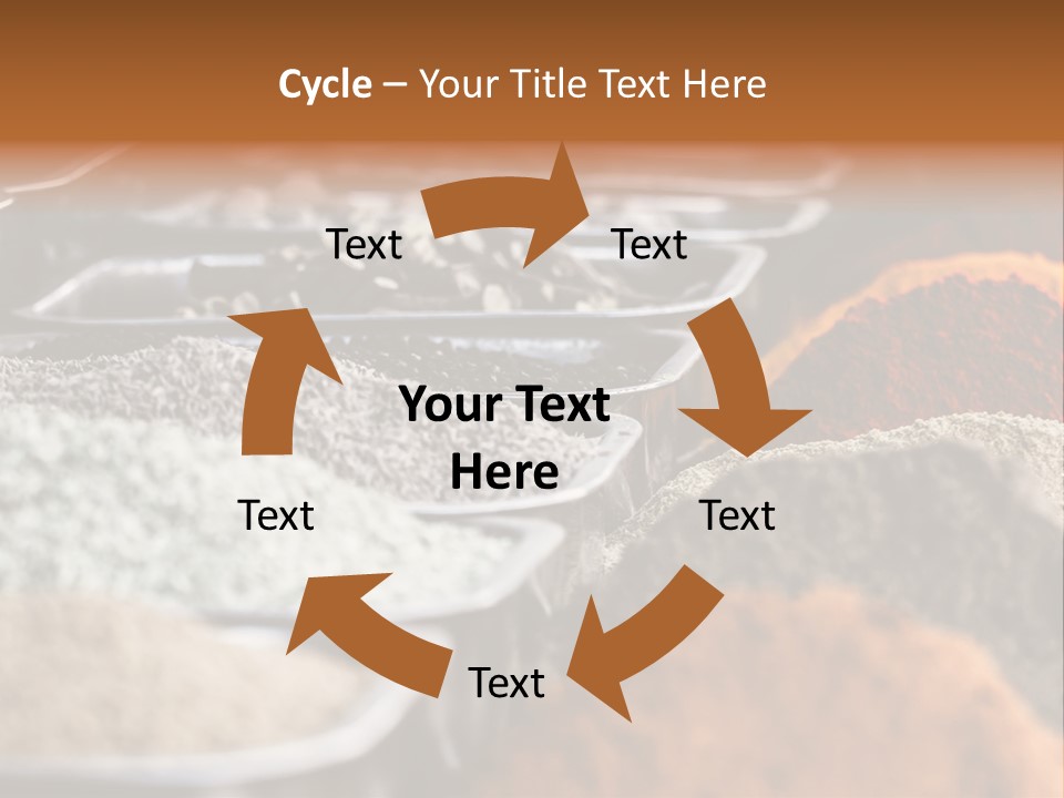 Oriental Blured Moroccan PowerPoint Template