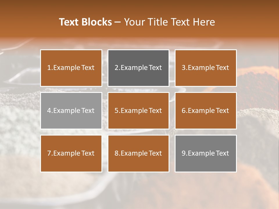 Oriental Blured Moroccan PowerPoint Template