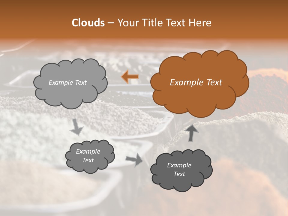 Oriental Blured Moroccan PowerPoint Template