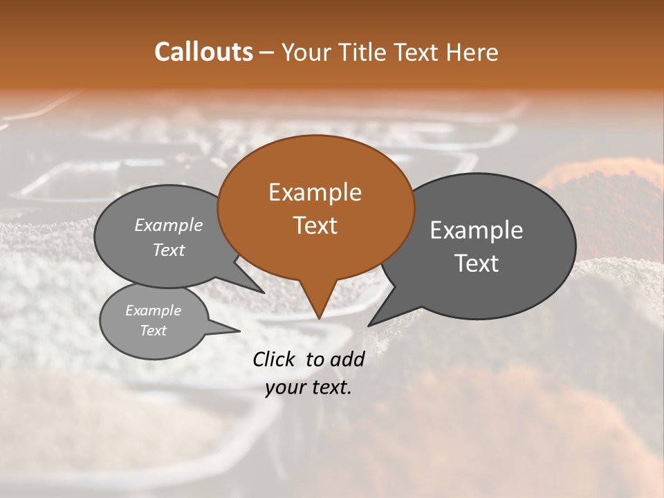 Oriental Blured Moroccan PowerPoint Template