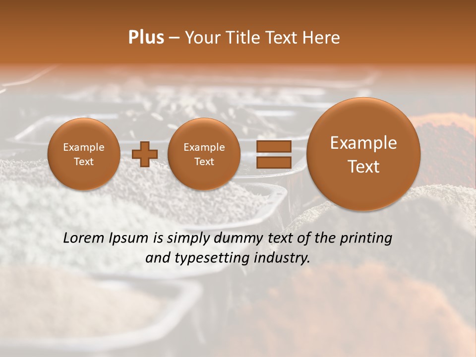 Oriental Blured Moroccan PowerPoint Template