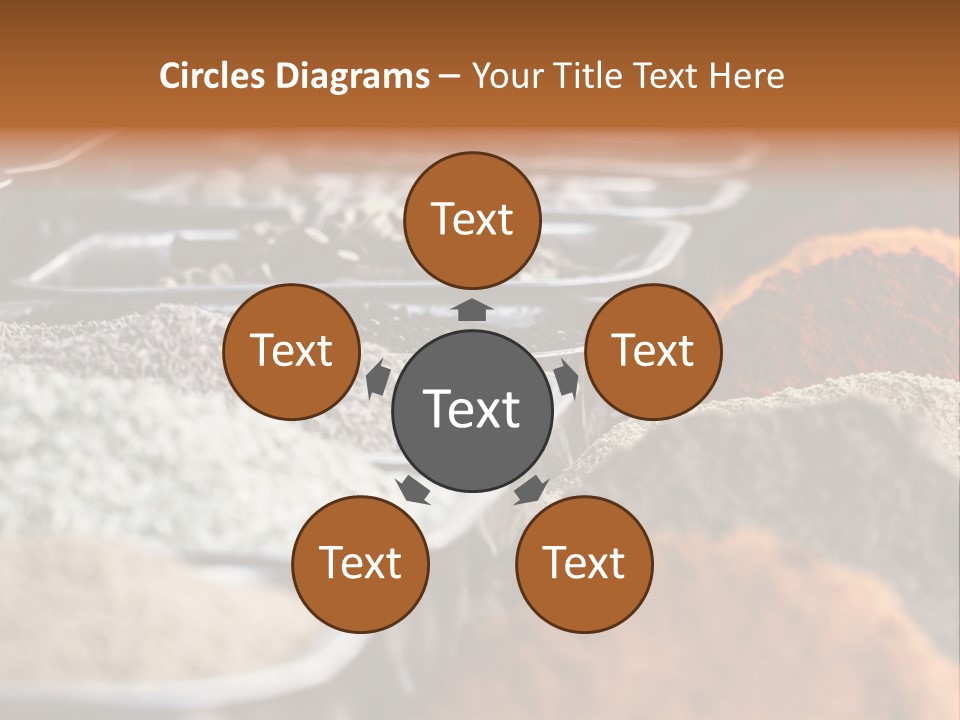 Oriental Blured Moroccan PowerPoint Template