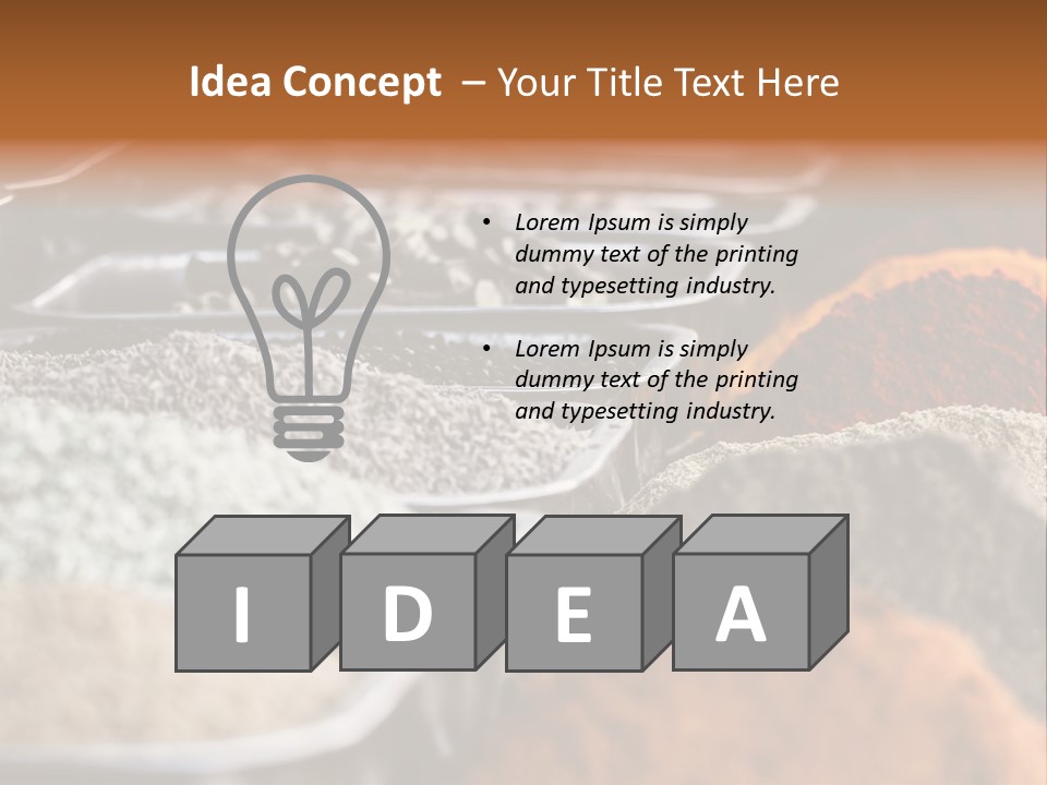 Oriental Blured Moroccan PowerPoint Template