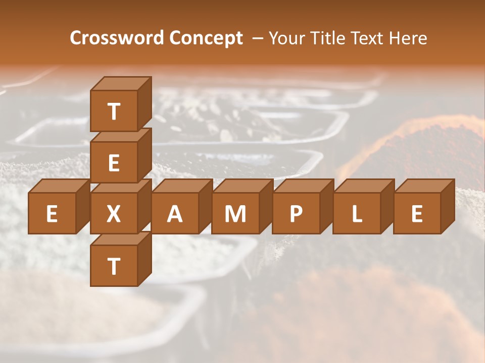 Oriental Blured Moroccan PowerPoint Template