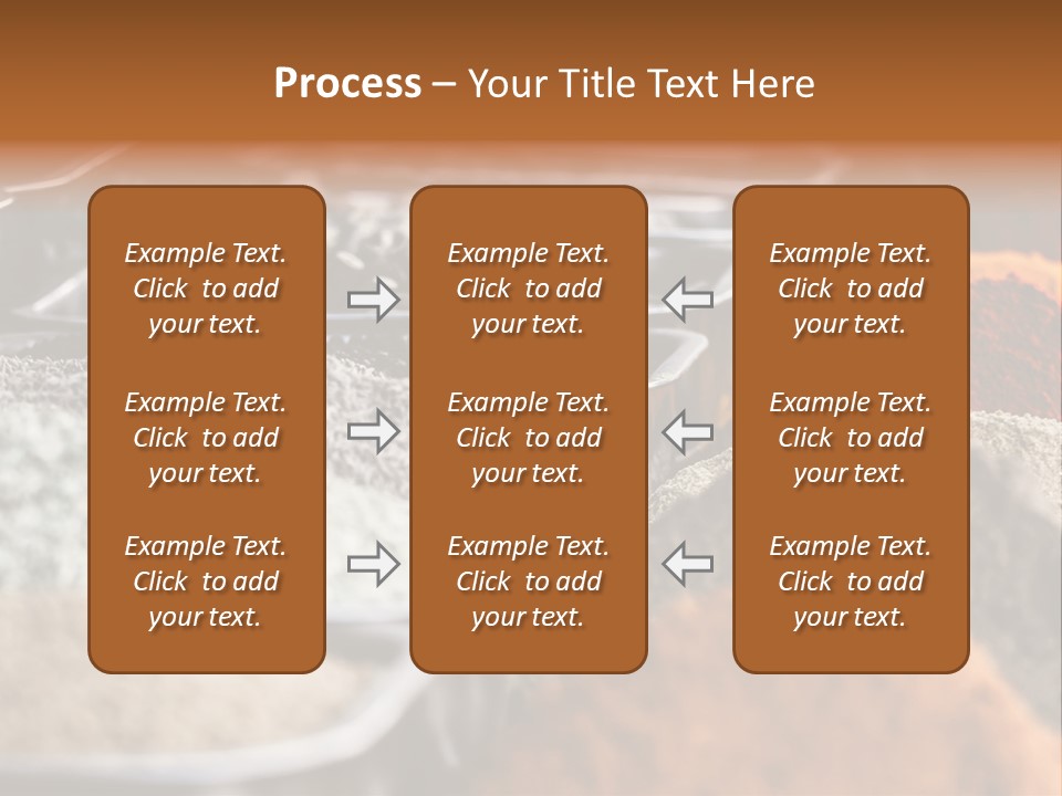 Oriental Blured Moroccan PowerPoint Template