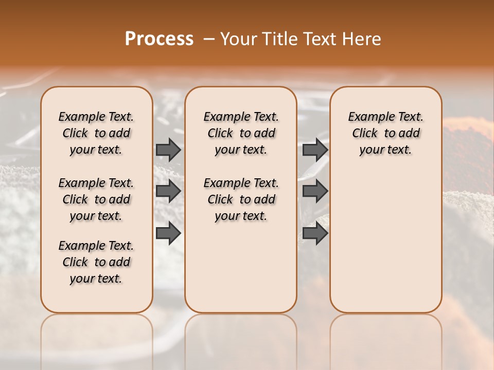Oriental Blured Moroccan PowerPoint Template
