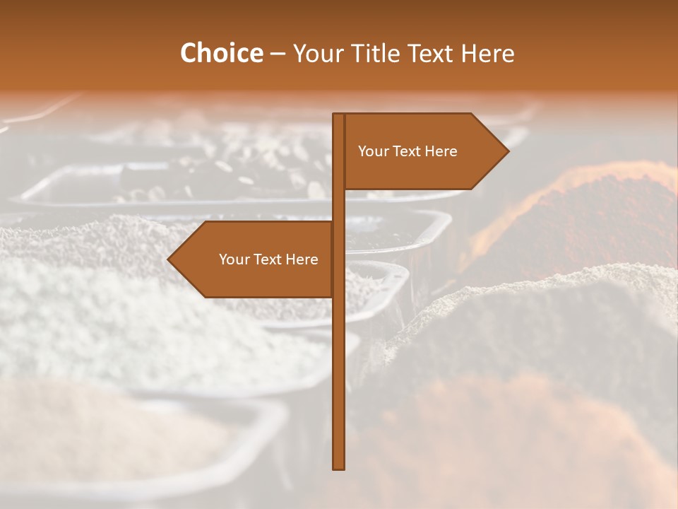 Oriental Blured Moroccan PowerPoint Template