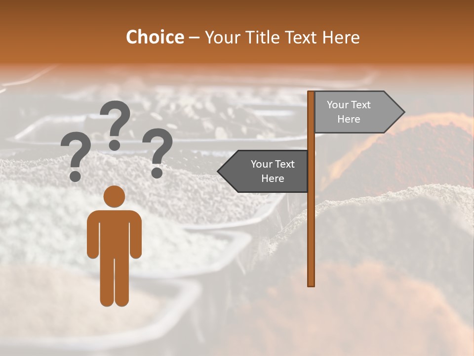 Oriental Blured Moroccan PowerPoint Template