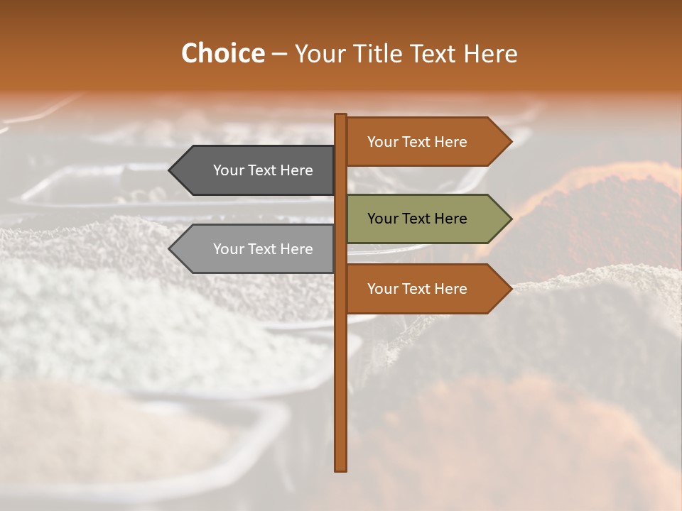 Oriental Blured Moroccan PowerPoint Template