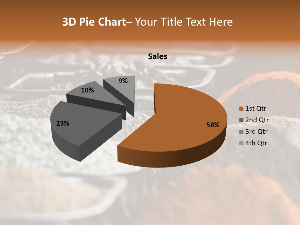 Oriental Blured Moroccan PowerPoint Template