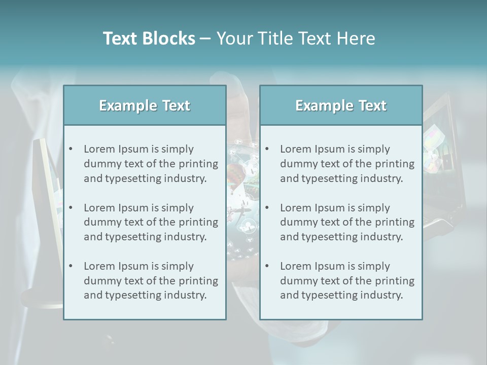 Charts Communications Touchscreen PowerPoint Template