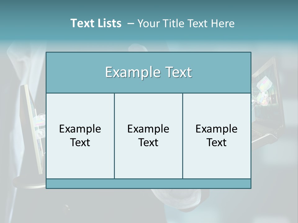 Charts Communications Touchscreen PowerPoint Template