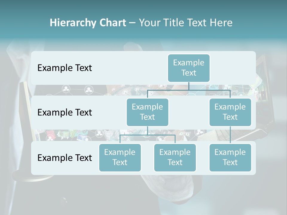 Charts Communications Touchscreen PowerPoint Template