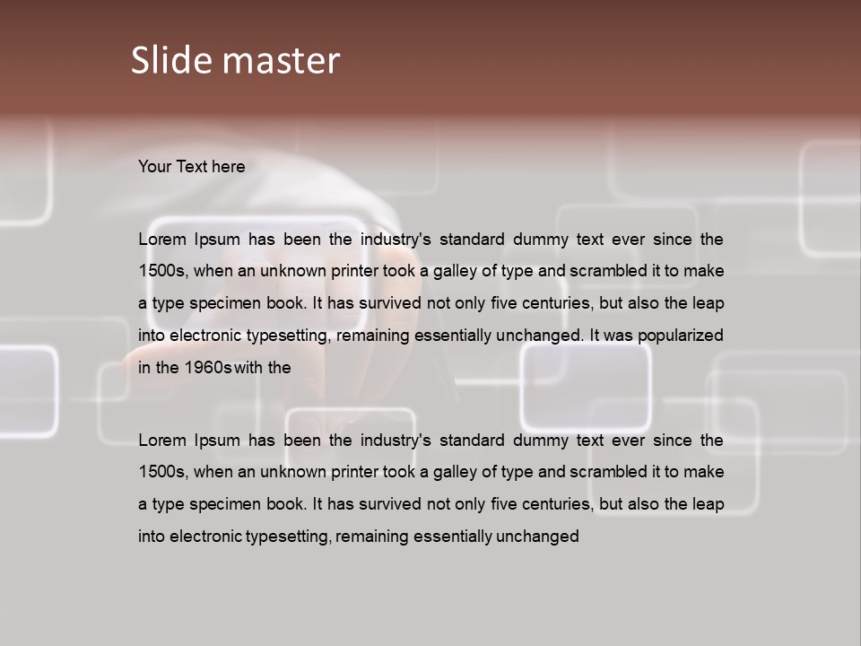 Communications Virtual Business PowerPoint Template