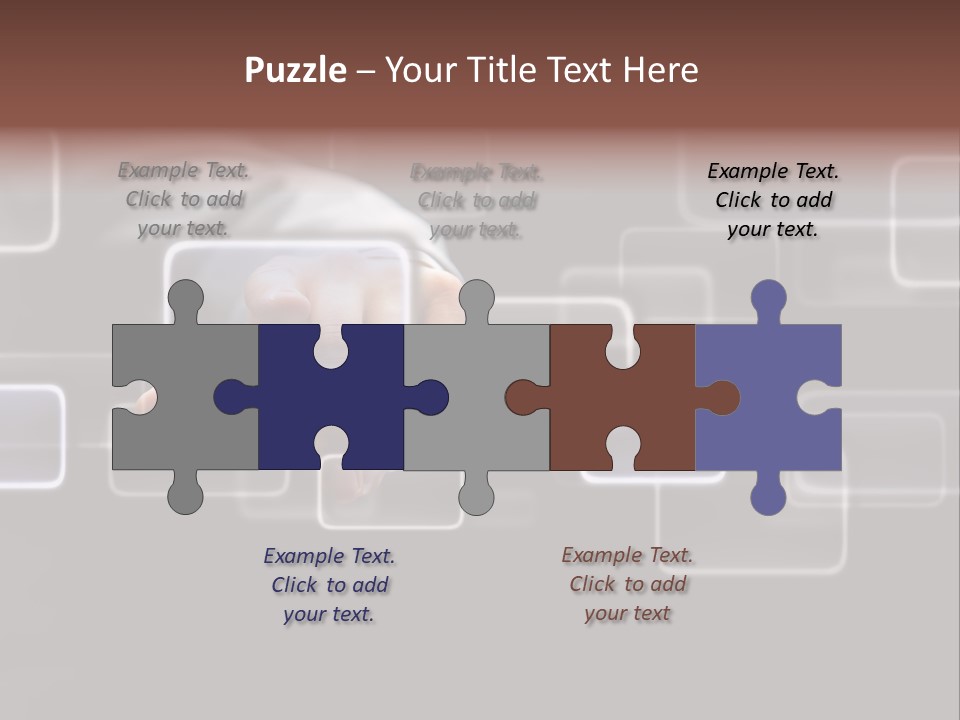 Communications Virtual Business PowerPoint Template