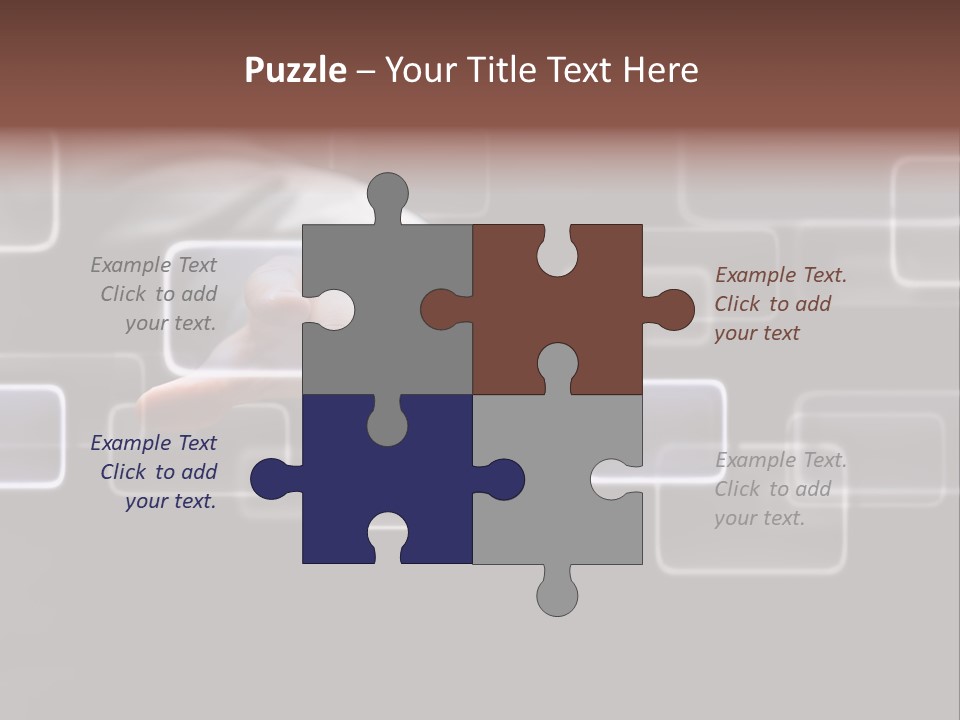 Communications Virtual Business PowerPoint Template
