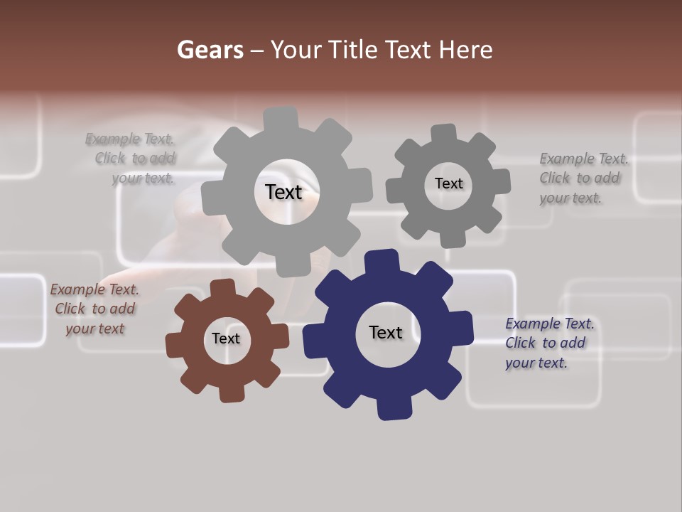 Communications Virtual Business PowerPoint Template