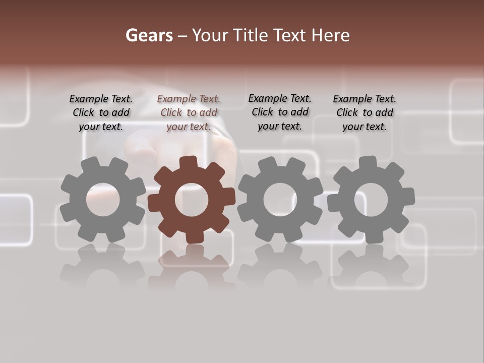 Communications Virtual Business PowerPoint Template